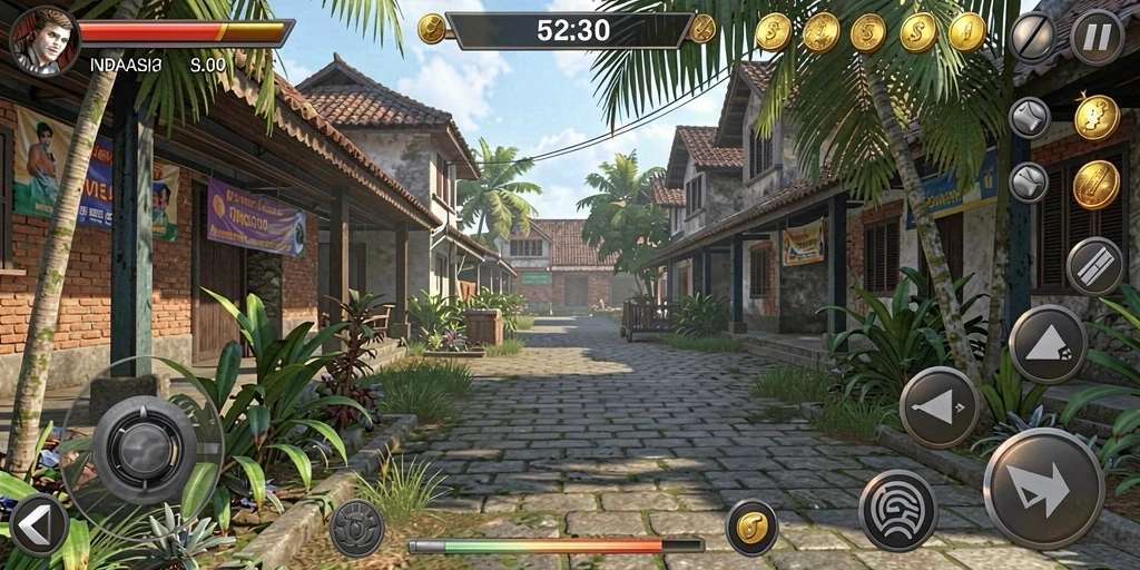 vt38 - Tangkapan layar menampilkan level penuh warna dan menarik.